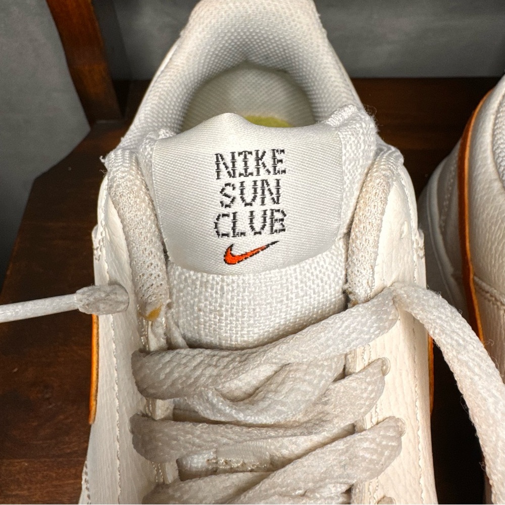 Nike Court Vision Low Next Nature “Sail Hot Curry”Women’s Size 7 Sneakers - Picture 4 of 10